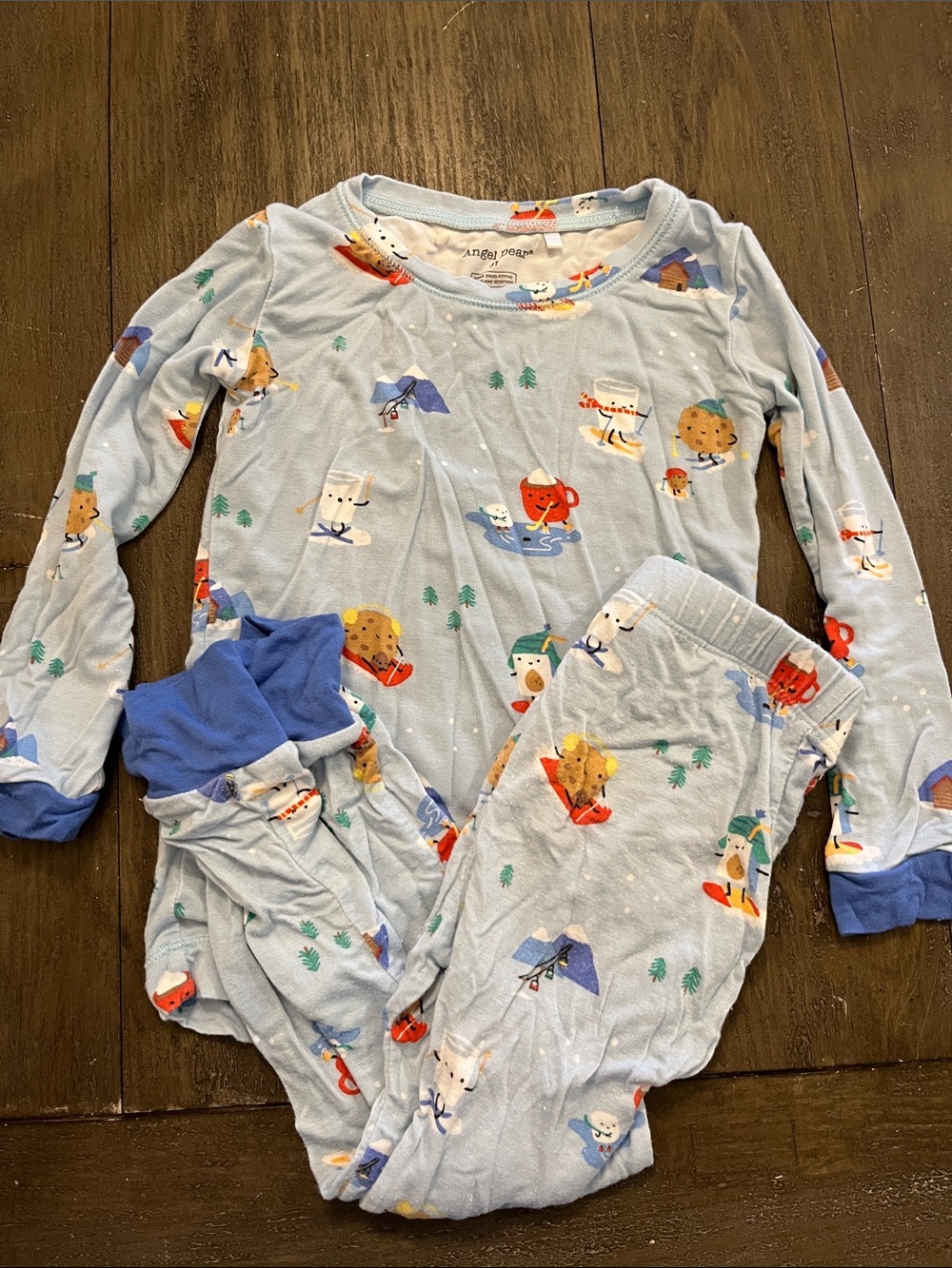 Angel Dear 3T Light Blue Pajama Set